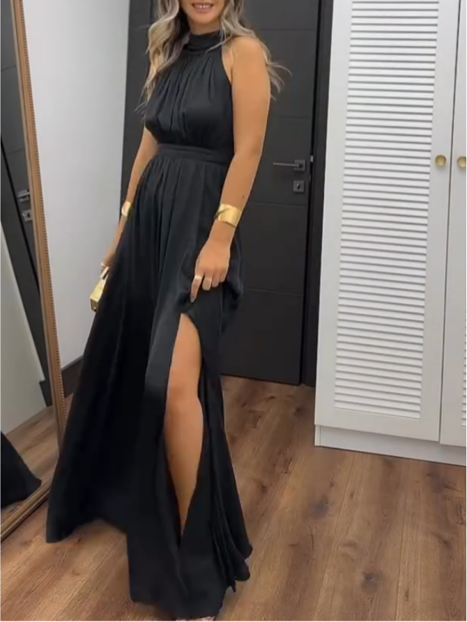 Black Sleeveless Maxi Dress