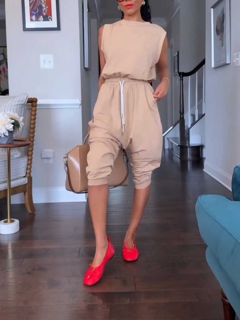 Casual Backless Jumpsuit