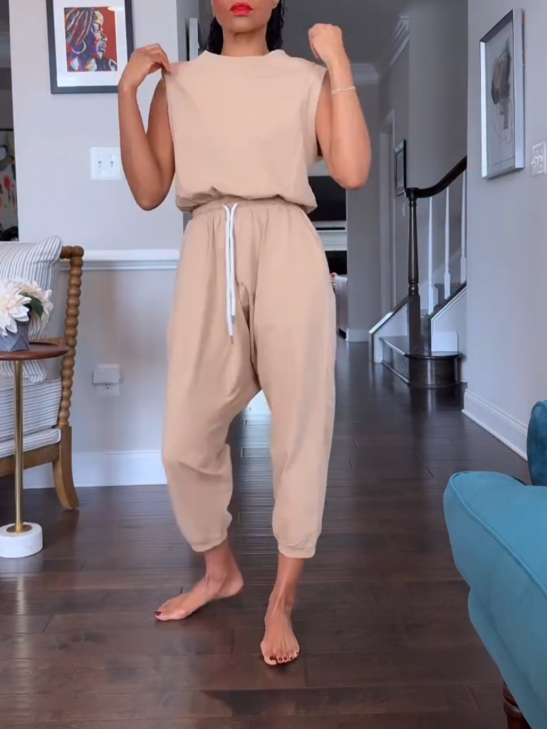 Casual Backless Jumpsuit