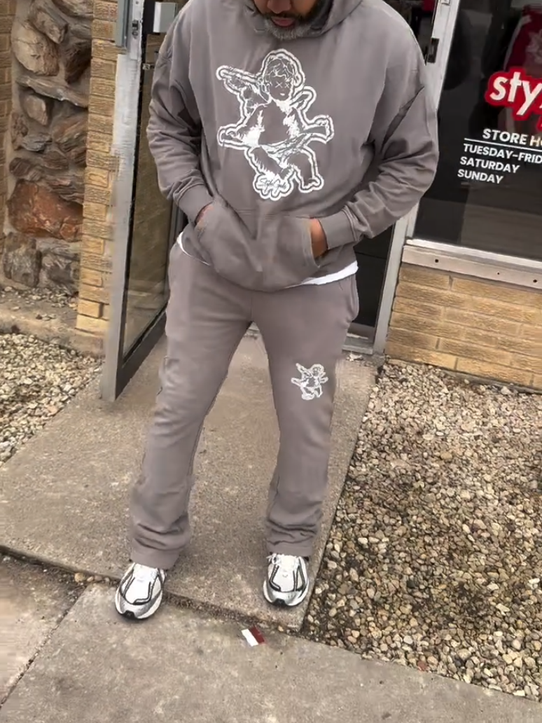 Men's Printed Hoodie Jogging Suits