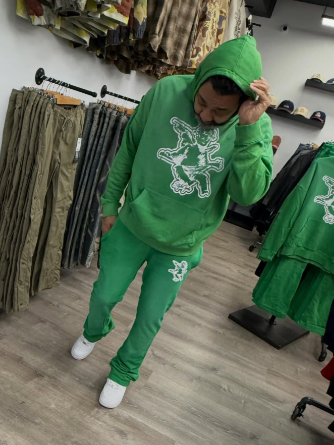 Men's Printed Hoodie Jogging Suits