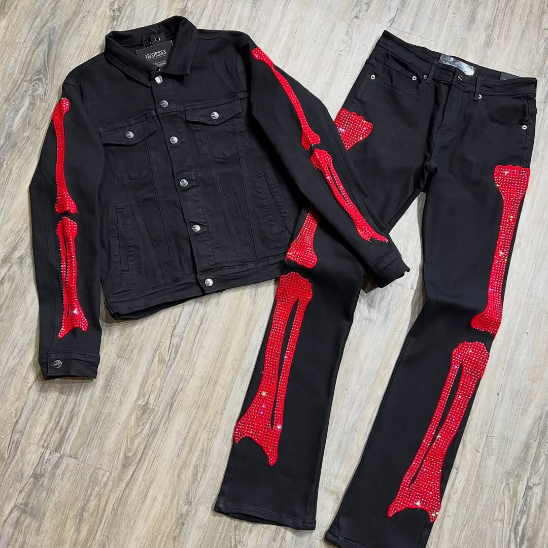 Red & Black Skeleton Set