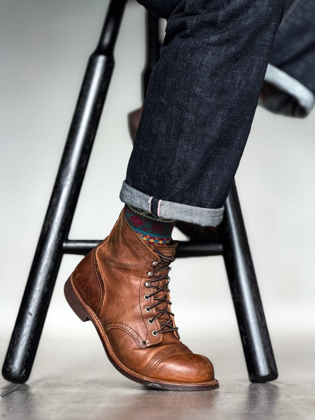Men's Retro Leather Boots