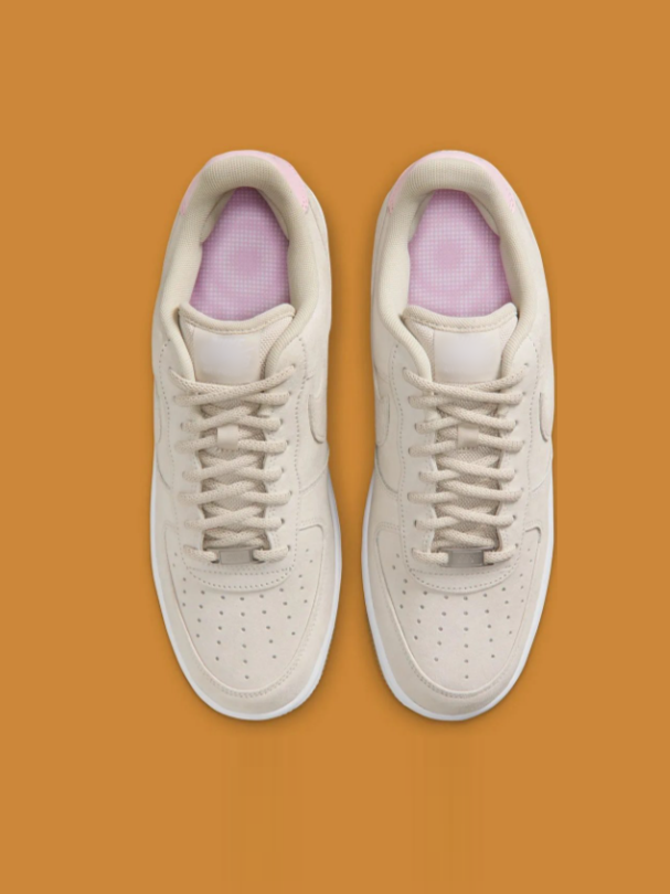 Men's Cream Low-Top Sneakers