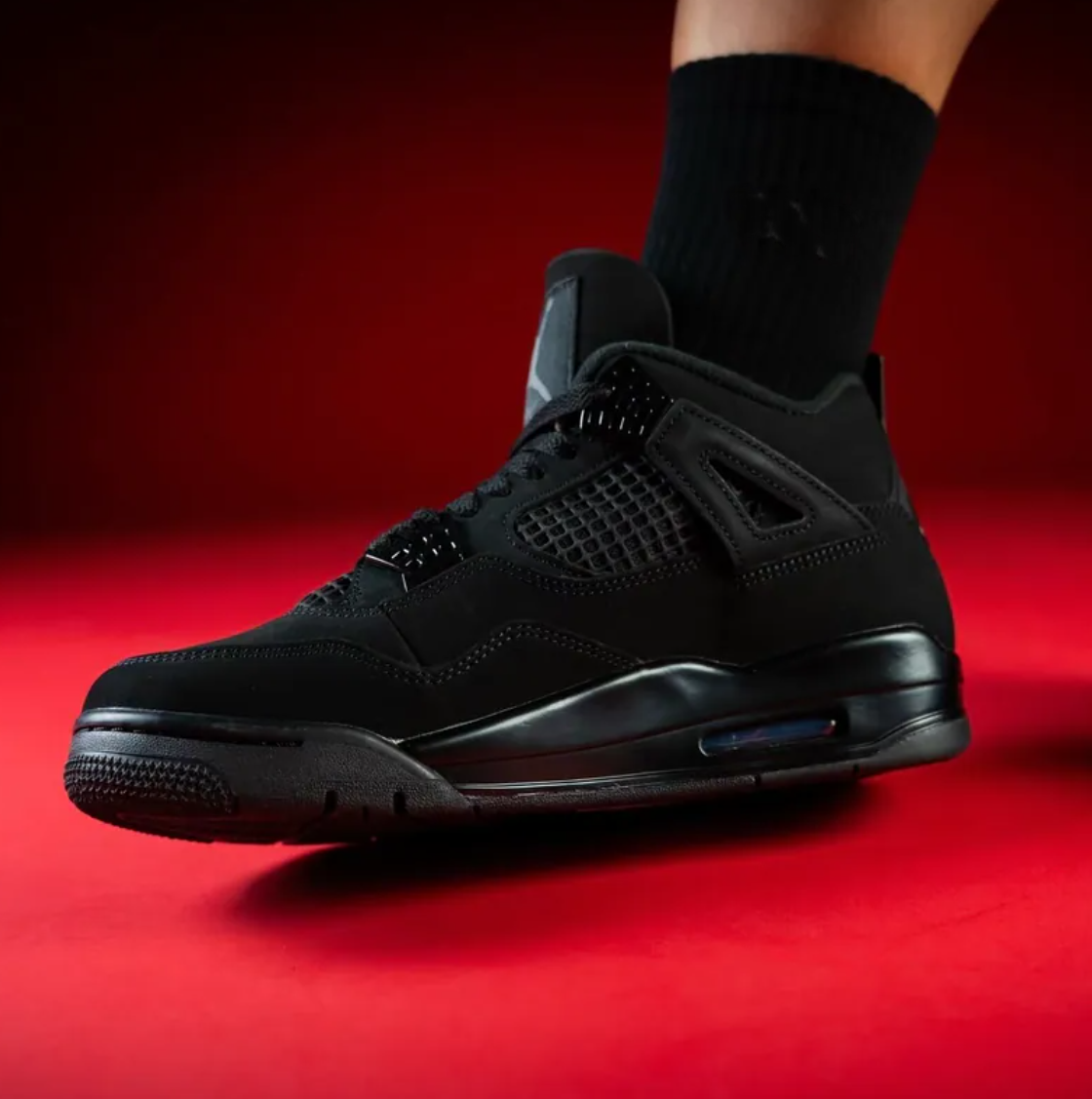 Men's Black Classic High-Top Sneakers