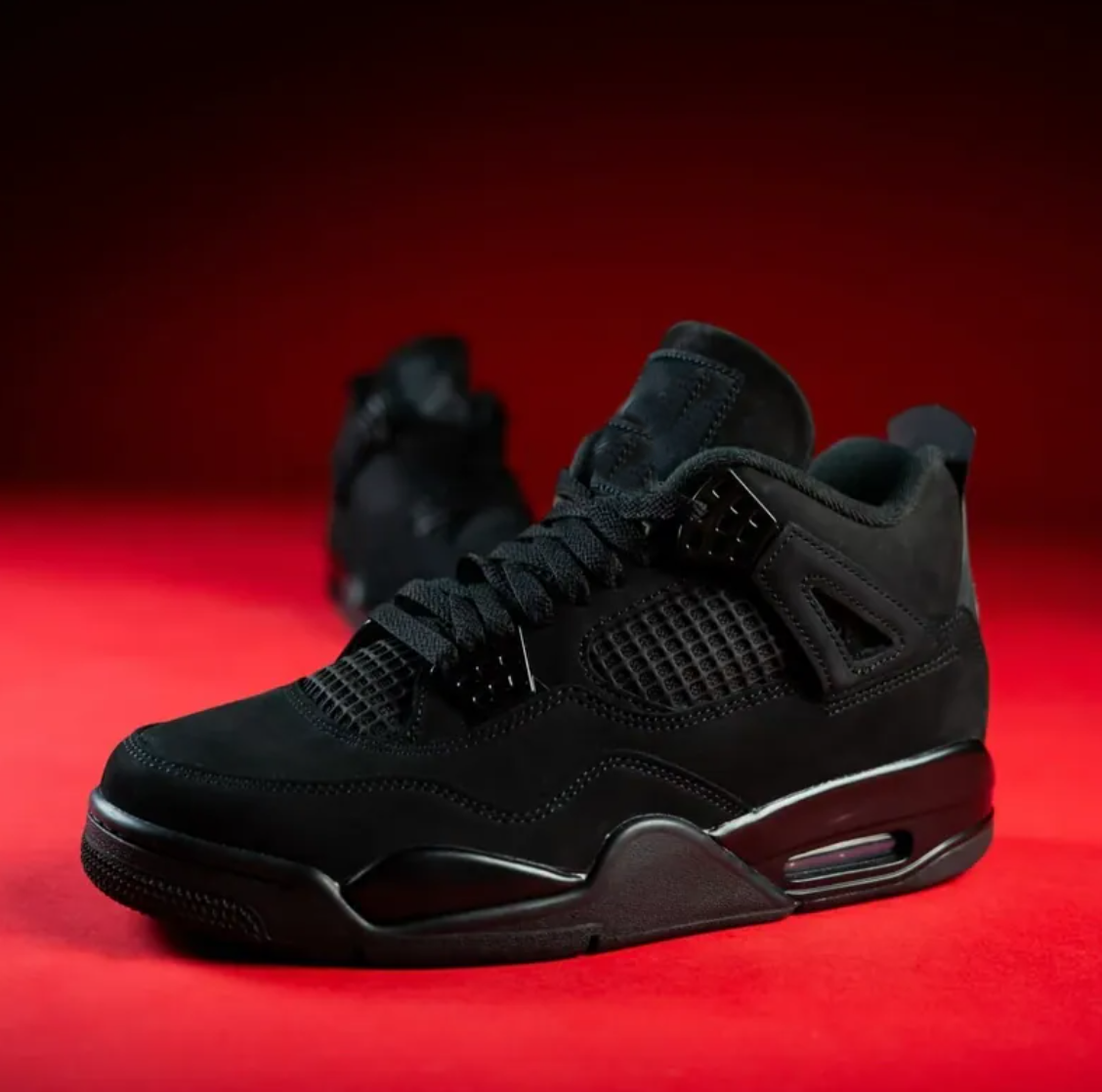 Men's Black Classic High-Top Sneakers