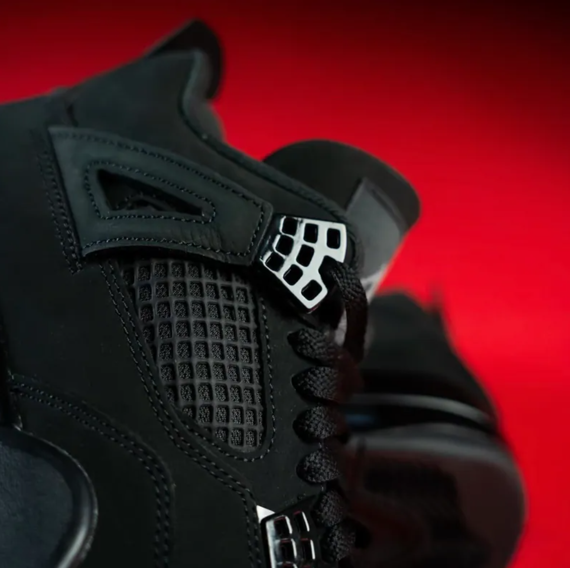 Men's Black Classic High-Top Sneakers