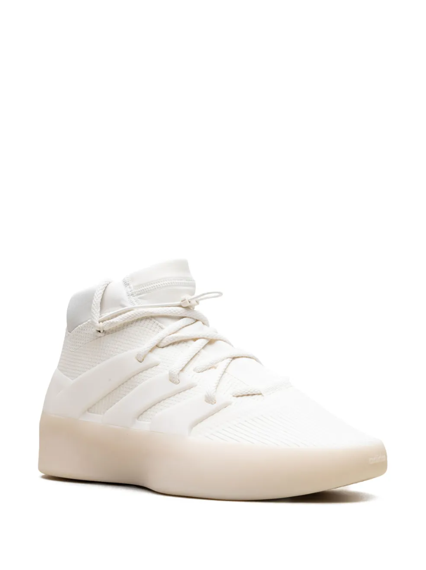White Breathable High-Top Sneakers