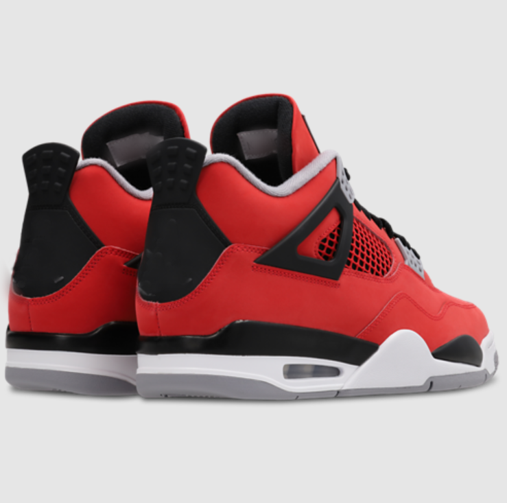 Men's Cherry Red High-top Basketball Shoes