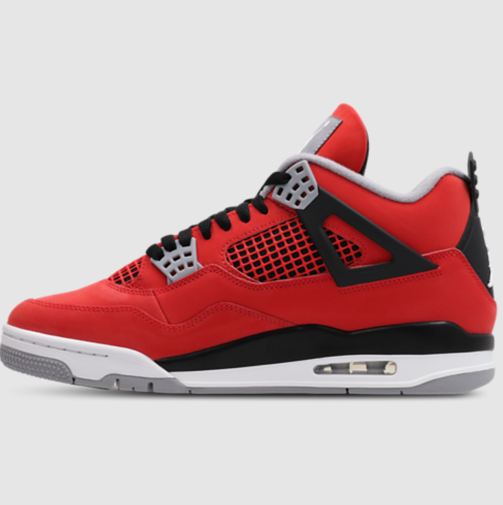 Men's Cherry Red High-top Basketball Shoes