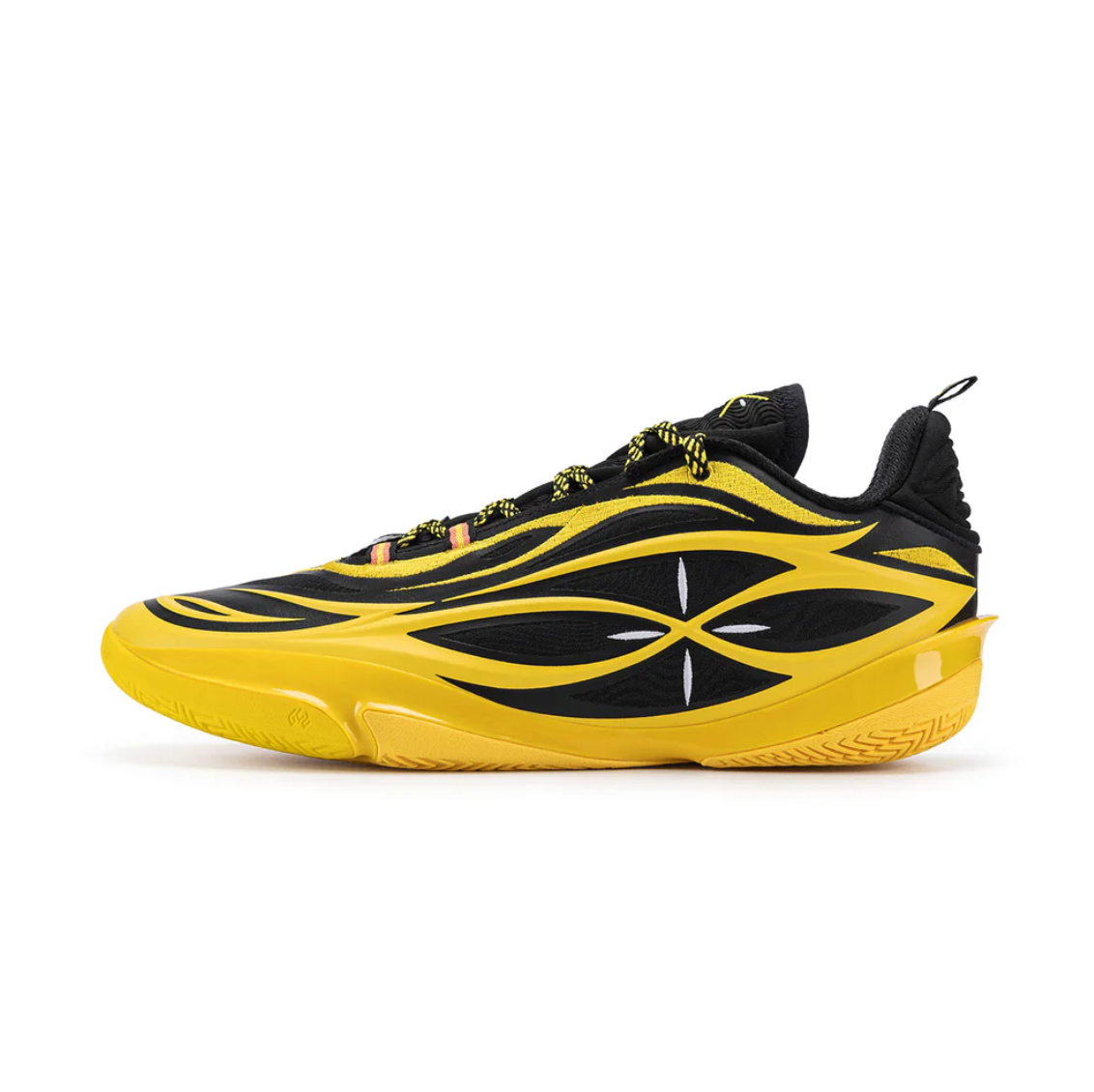 Yellow Flame Basketball Shoes