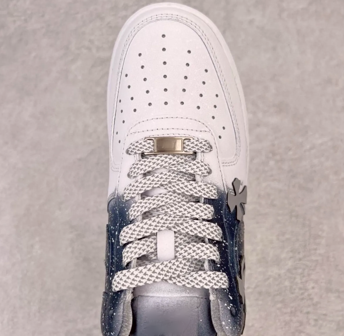Gradient Cross-Trim Sneakers