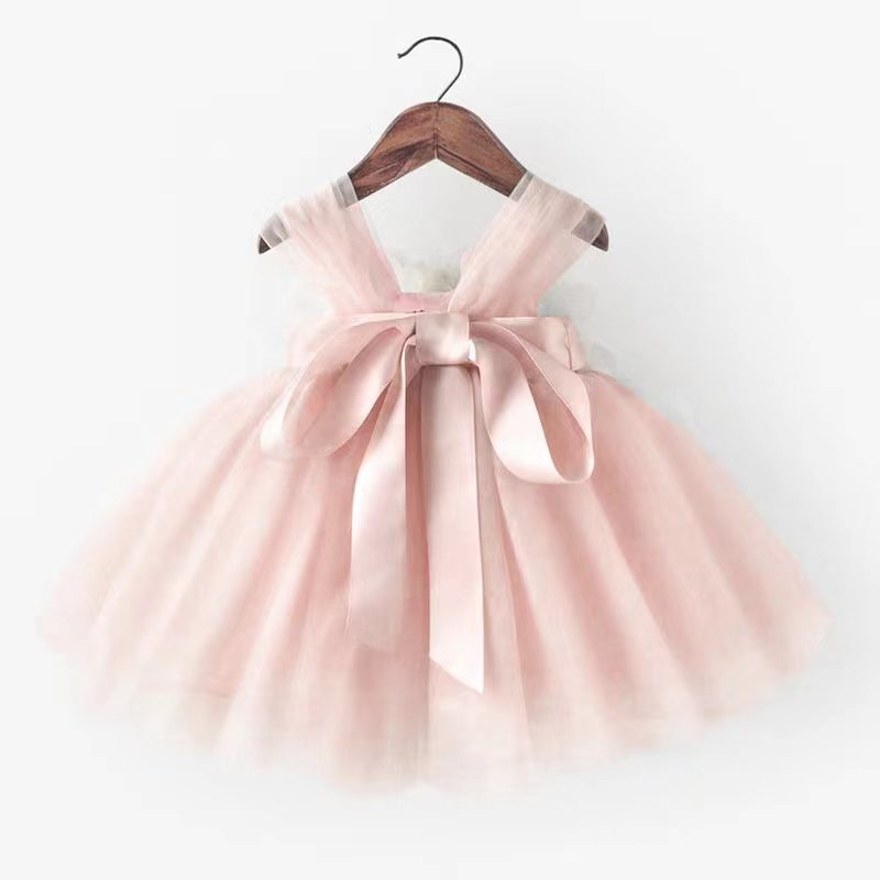 Baby Flower Girl Dress Toddler Birthday Party Dress (6)