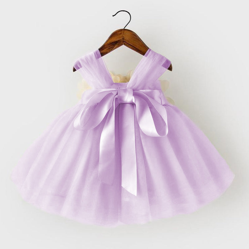 Baby Flower Girl Dress Toddler Birthday Party Dress (1)