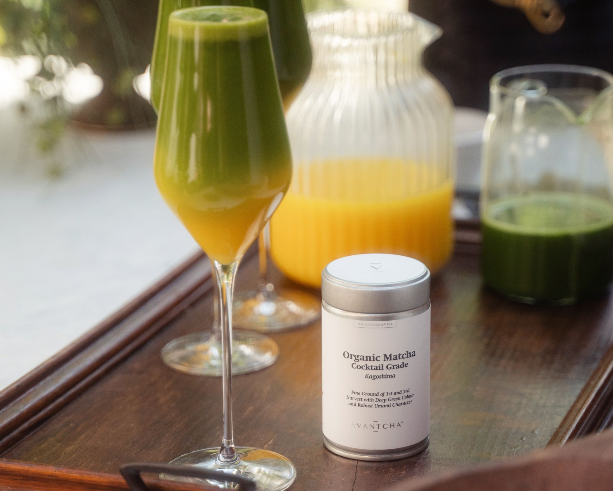 Alternative Matcha Drinks - How to Make a Matcha Mimosa as a welcome drink 