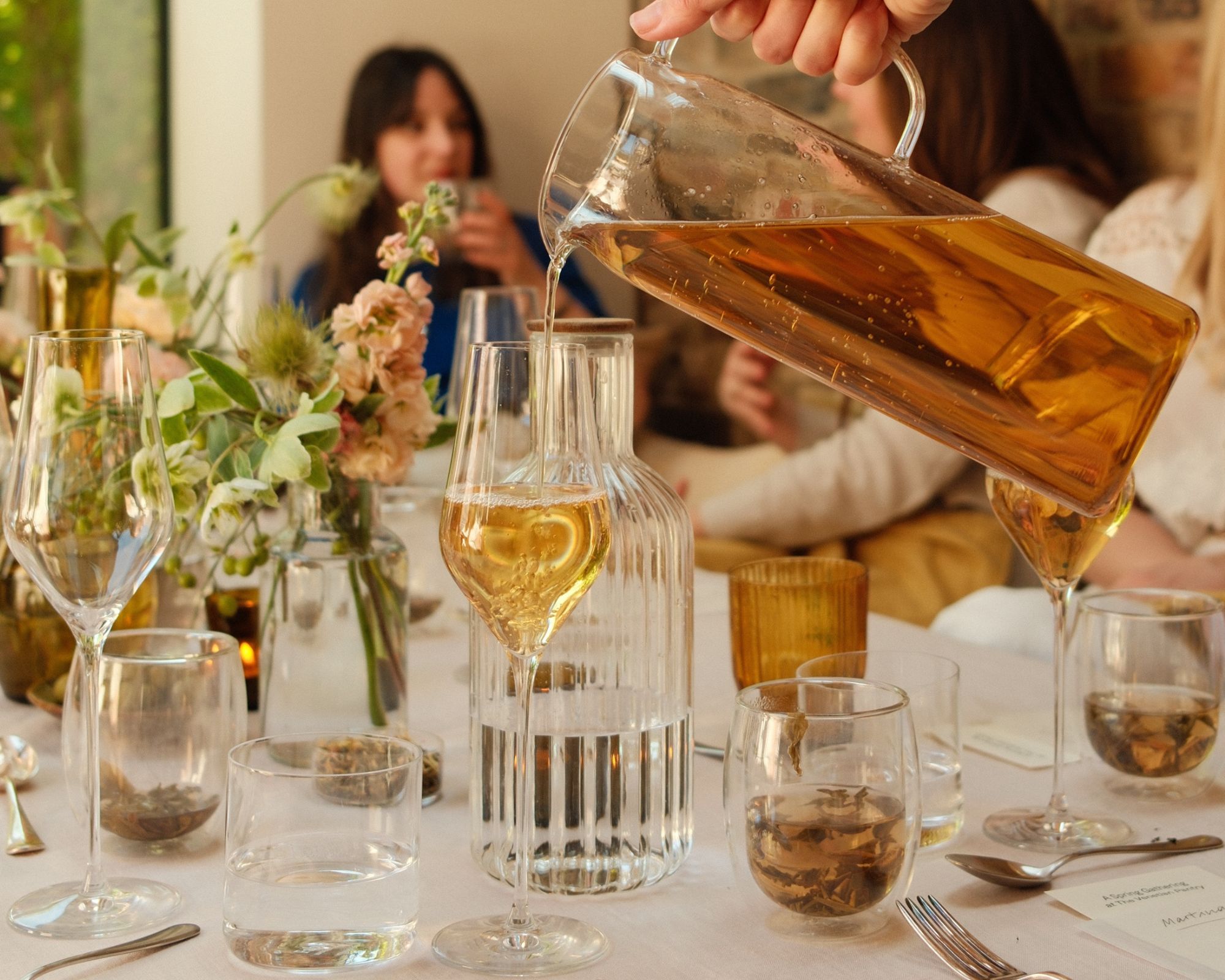 London tea pairing lunch and event with AVANTCHA, Martina Casonato, Olivia Cavalli, Sally Gurteen 