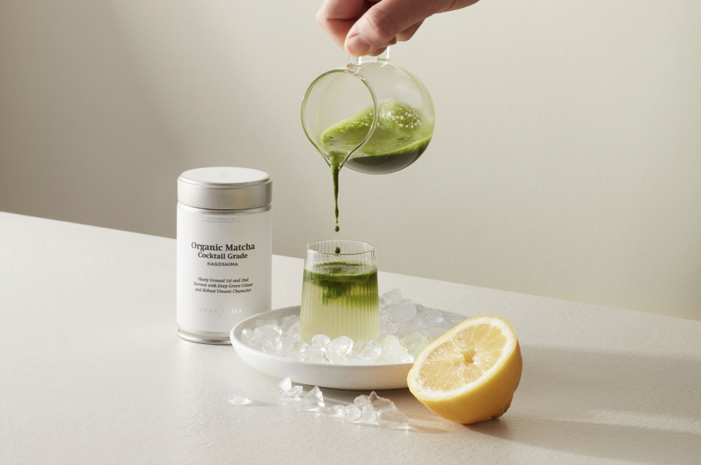 AVANTCHA Organic Matcha Cocktail Grade Kagoshima in Matcha Limoncello