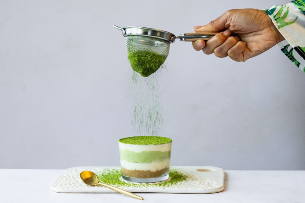 Layered Matcha Cheesecake
