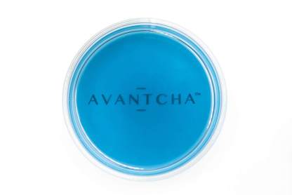Vibrant blue infusion of AVANTCHA Sapphire Jasmine Silver Needle