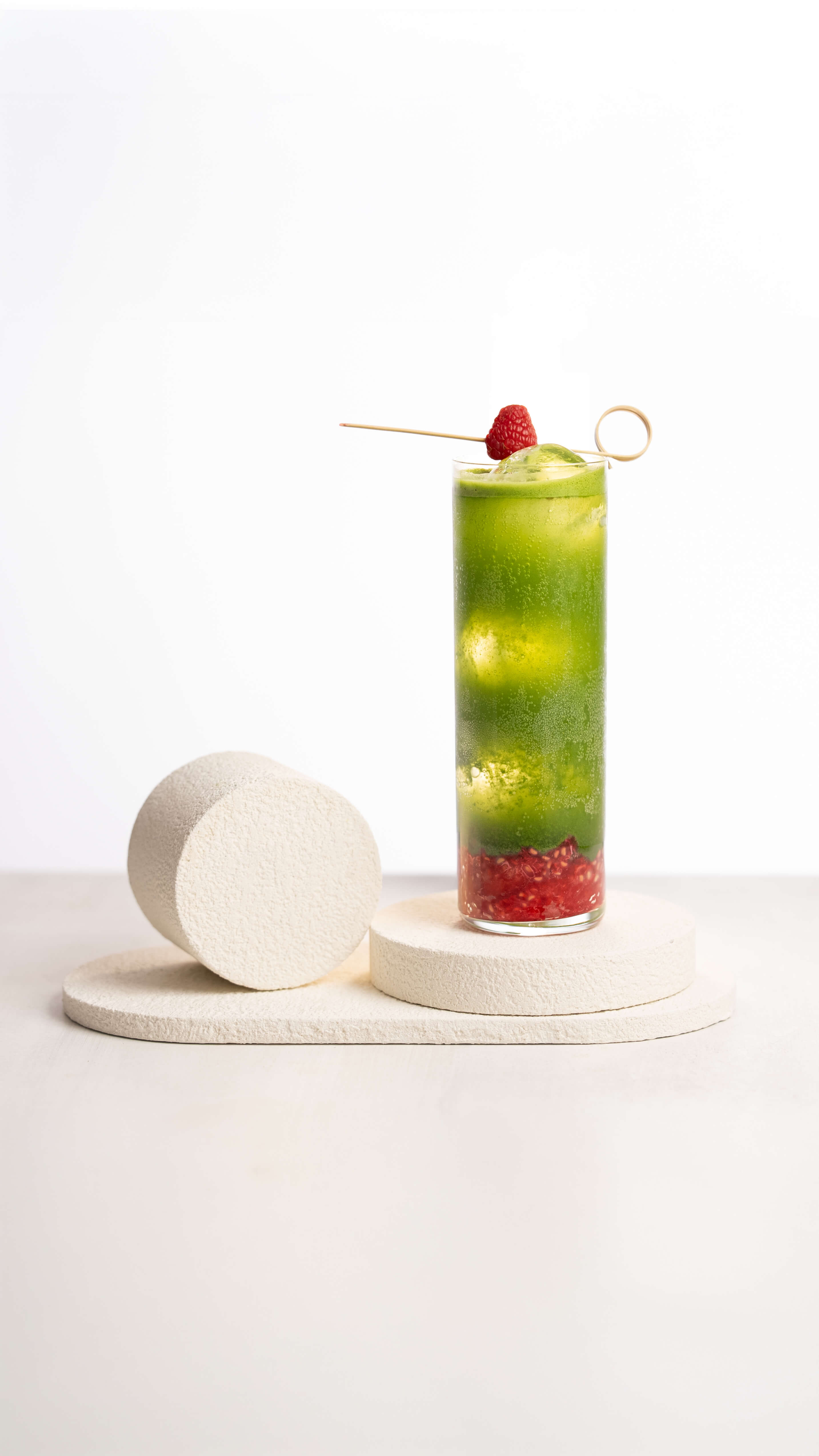 Raspberry Matcha Sparkling 