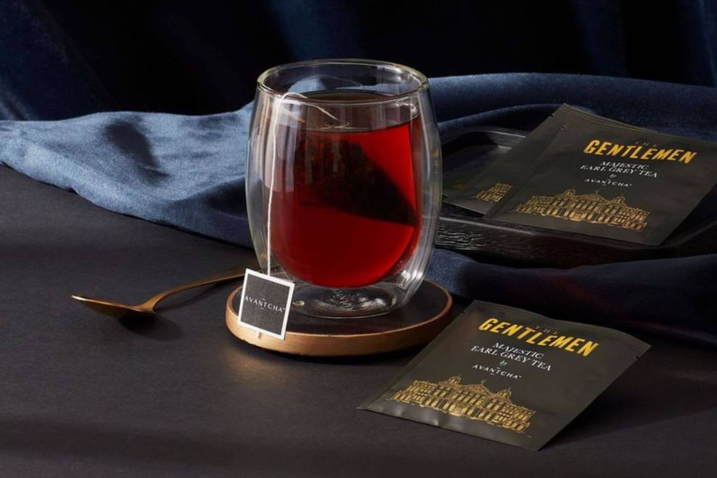The Gentlemen Majestic Earl Grey Silk Teabags