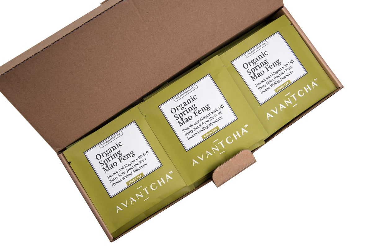 Organic Spring Mao Feng Silk Teabags