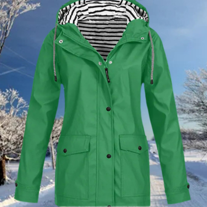 Jagute™ Neue Damen-Windjacke mit Kapuze und Tasche für den Herbst