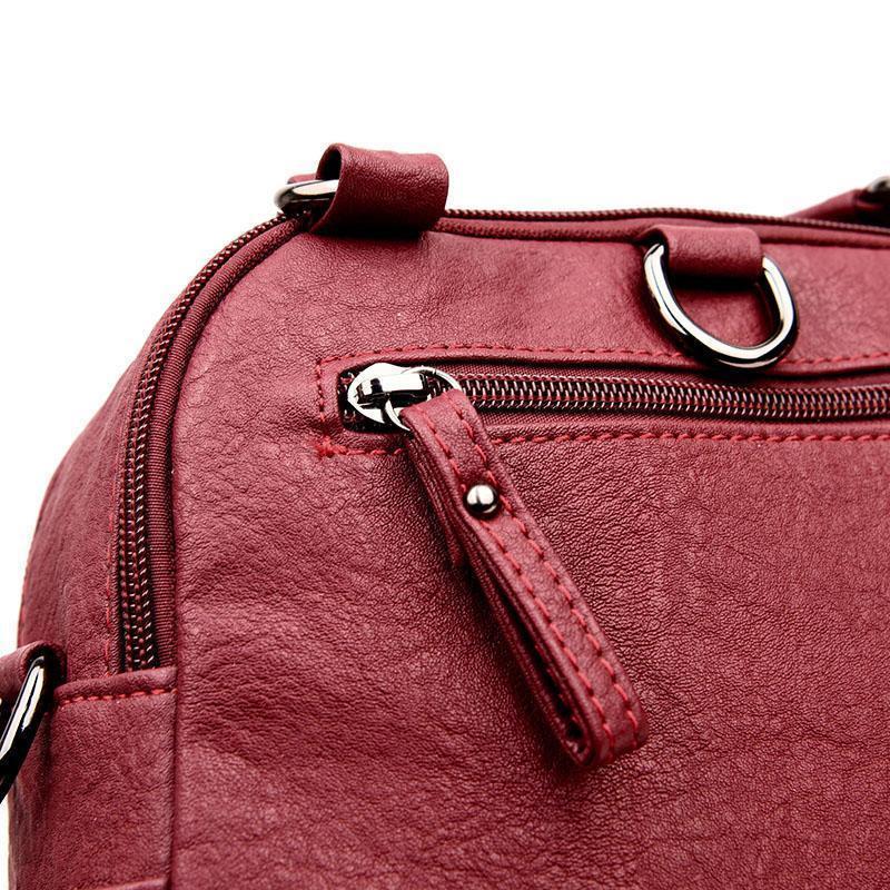 Jagute™️ Mode Leder Mehrzweck Rucksack Schulter Handtasche