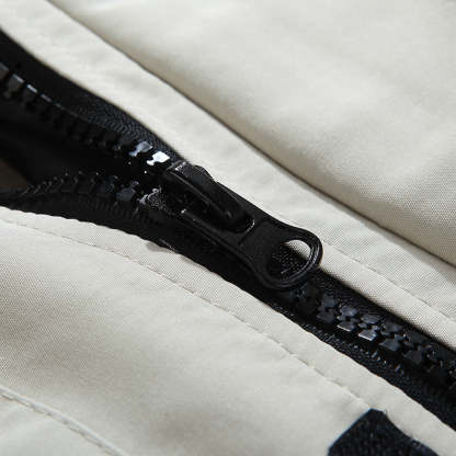 Jagute™ Herren-Parka-Jacke mit Kapuze und mehreren Taschen