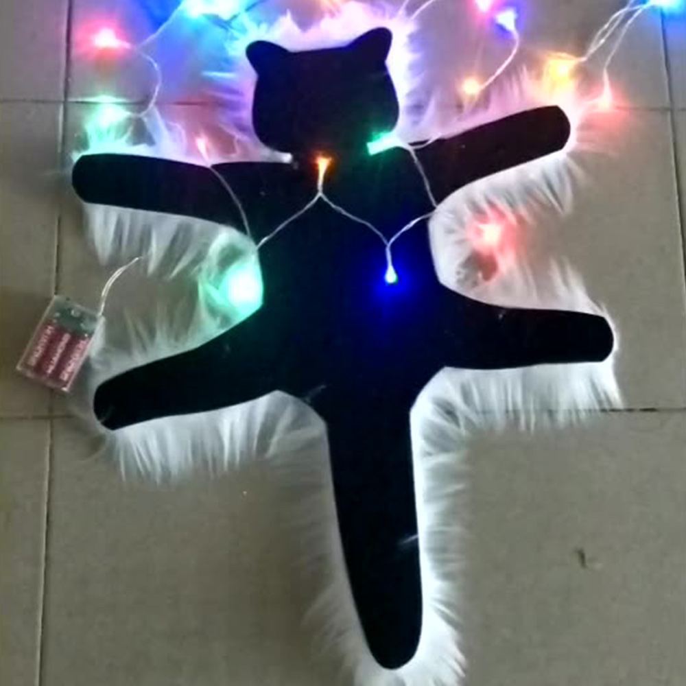 Jagute™ Elektrische Beleuchtungsdekoration des Weihnachtskatzenteppichs