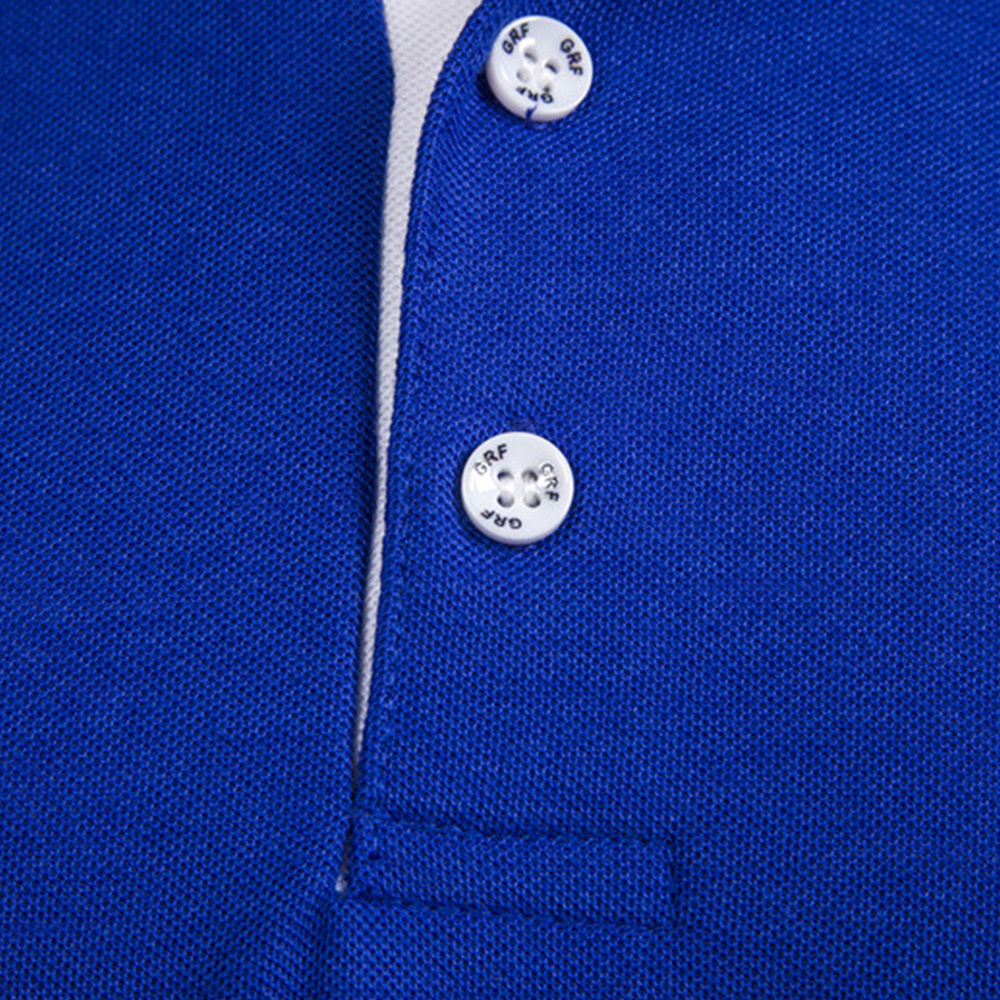Jagute™ Rehbraun besticktes Kurzarm-Poloshirt für Herren