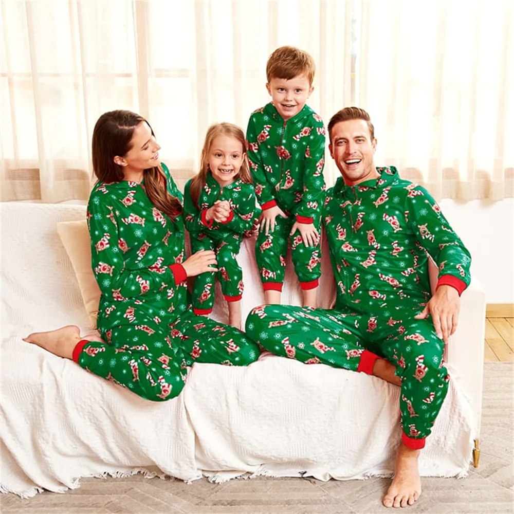 Jagute™ Rentier Onesie Pyjama Eltern-Kind-Outfit