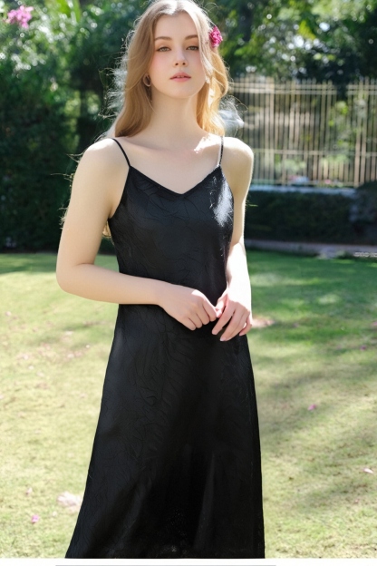 Elegant Silky Sling Dress