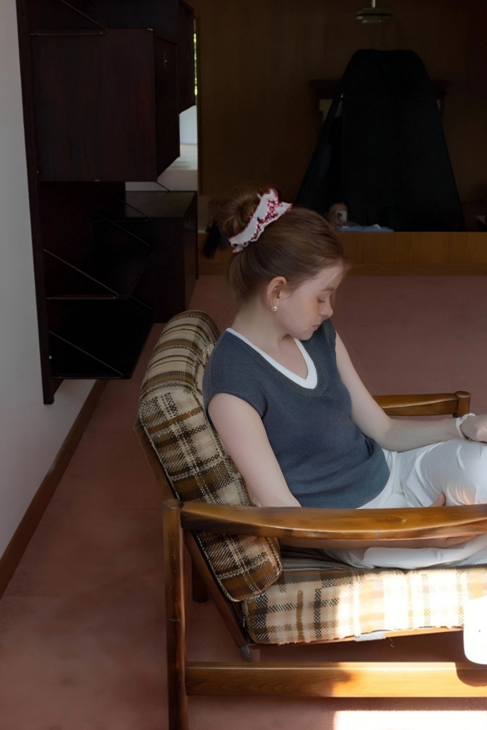 Minimalist Contrast Color Slim Sweater