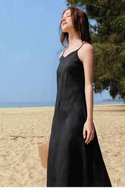 Elegant Silky Sling Dress