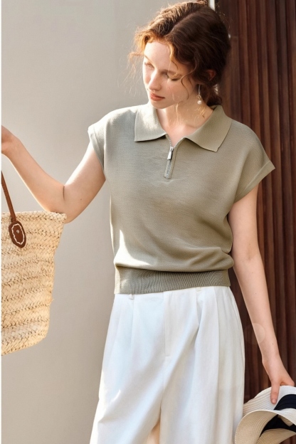 Half-Zip Breathable Sweater