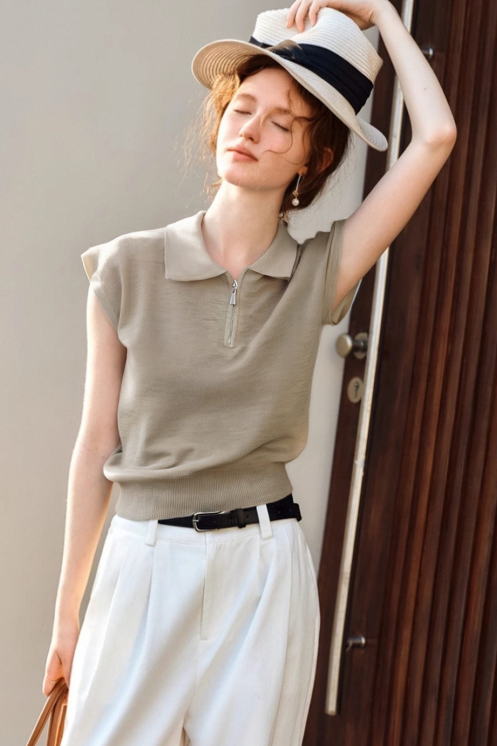 Half-Zip Breathable Sweater