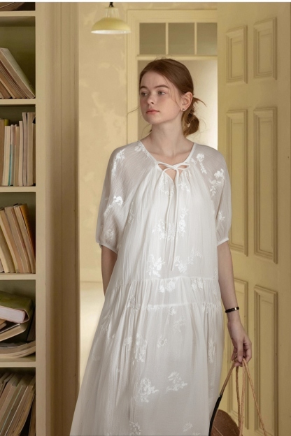 French Holiday Style Dress
