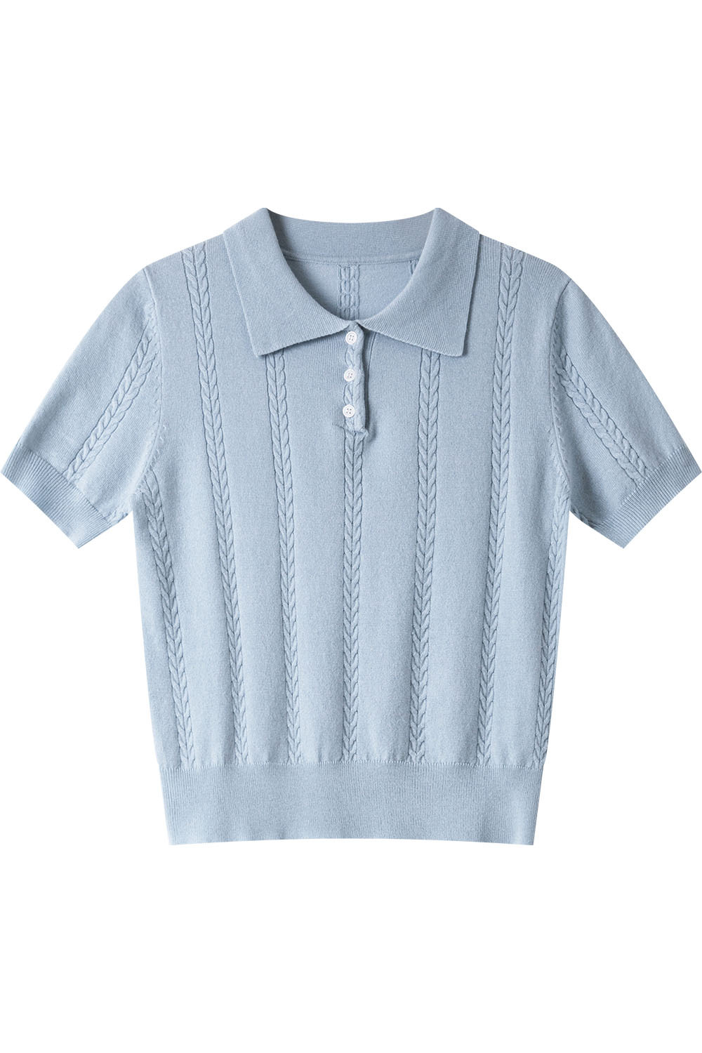 Turn-Neck Straight Sweater