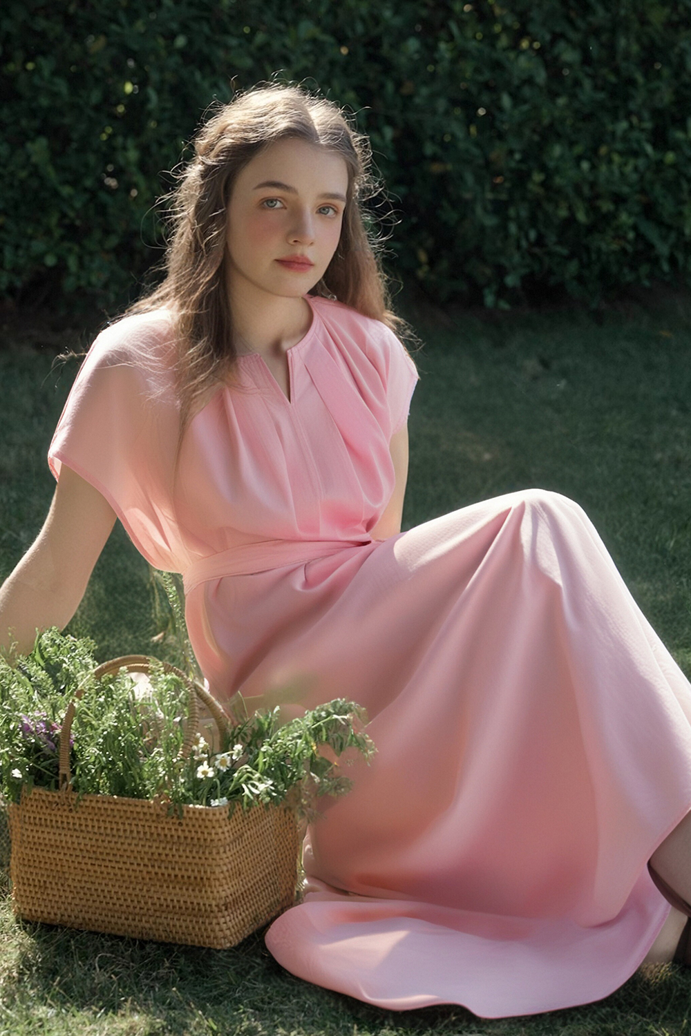 Pure Cotton Loose Straight Dress