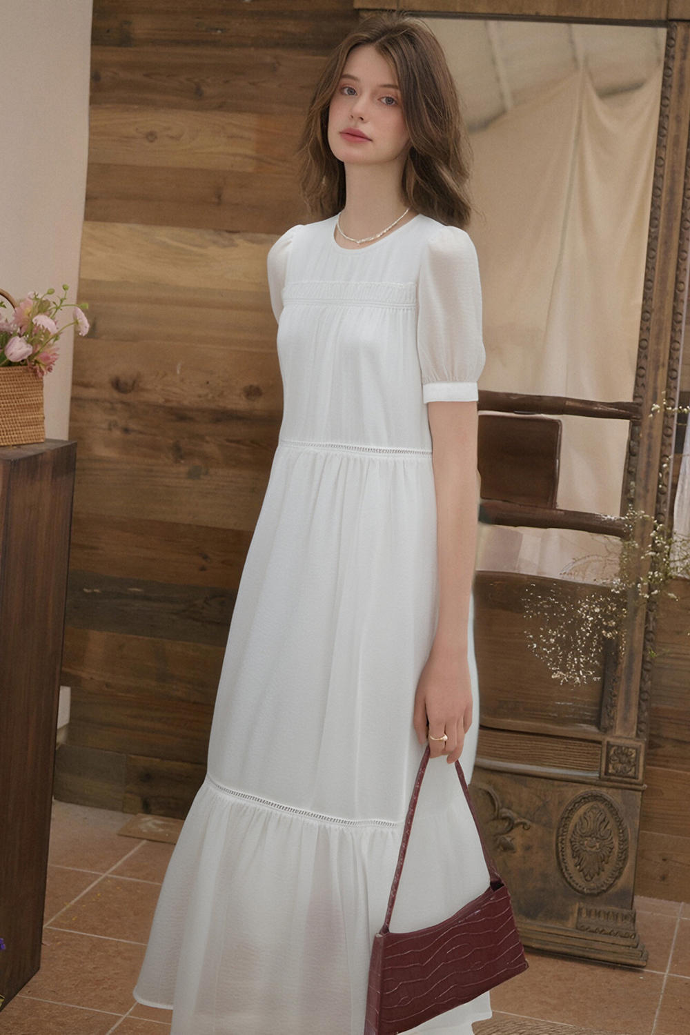 Solid Color Casual Loose Dress