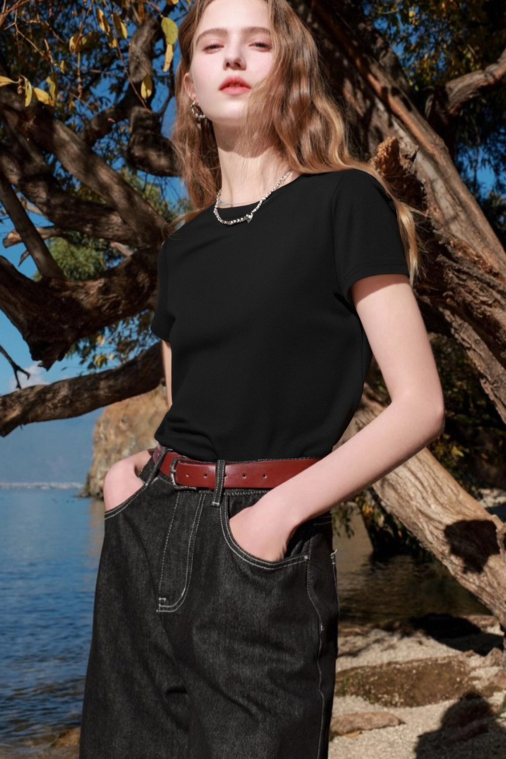 Modern Casual White T-Shirt