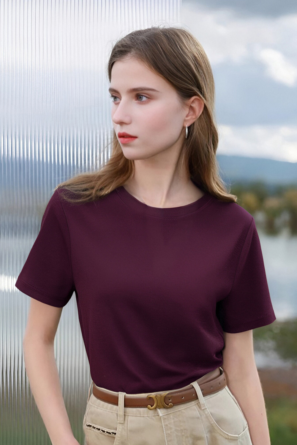 Modern Casual White T-Shirt