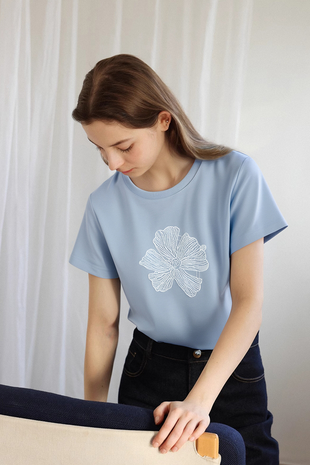 Lace Flower T-Shirt