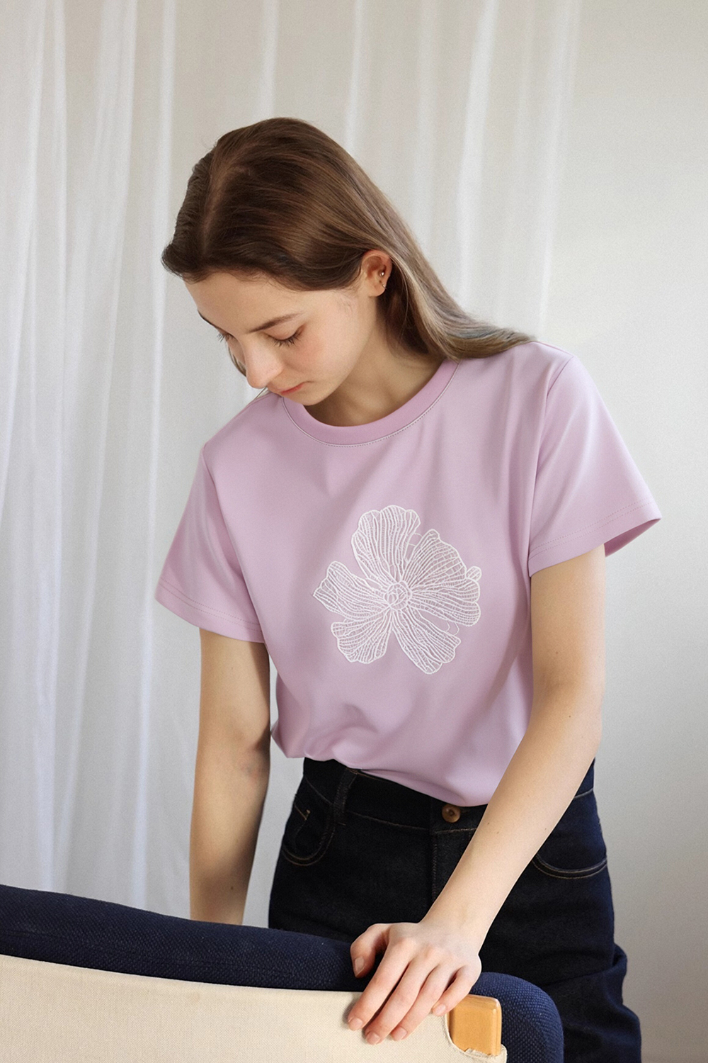 Lace Flower T-Shirt
