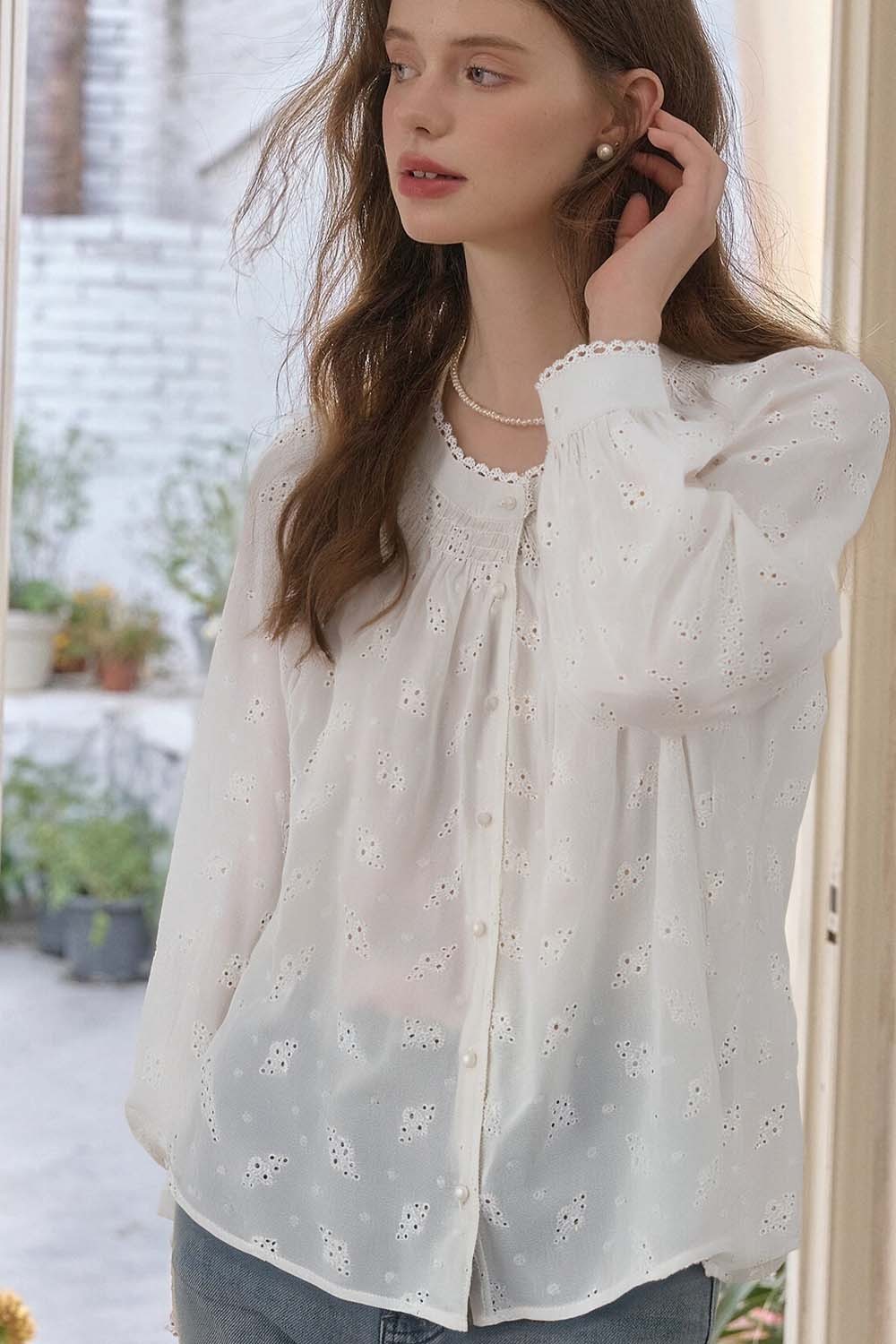 Cotton Embroidered Shirt