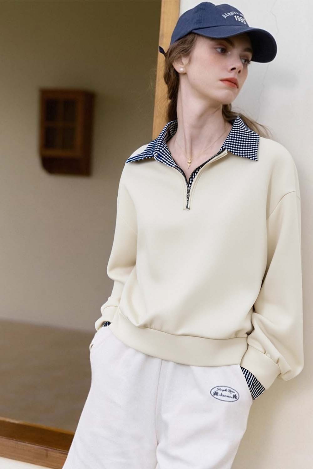 Cotton Two-Piece Sweatshirt