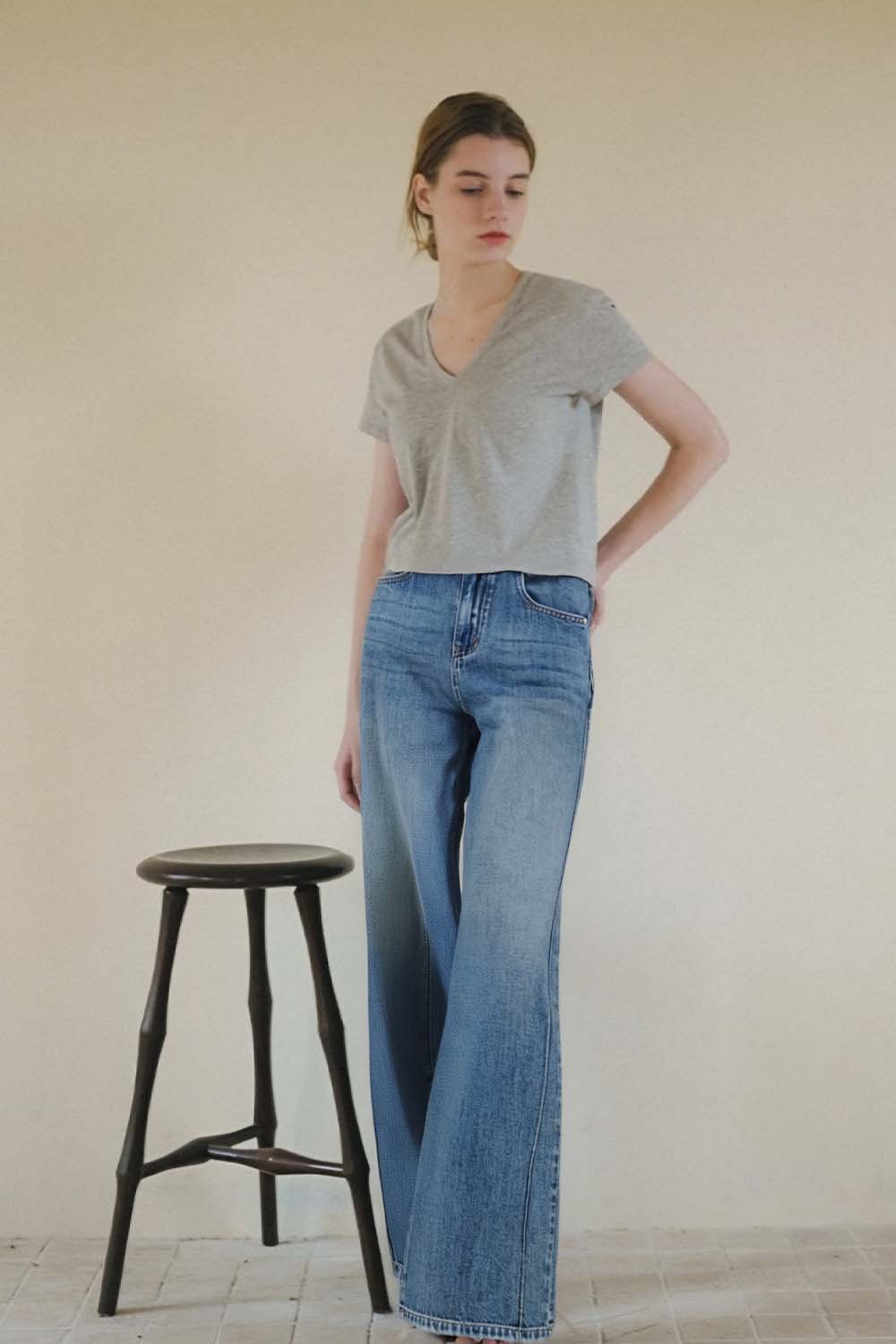 High Waist Wide Leg Jeans