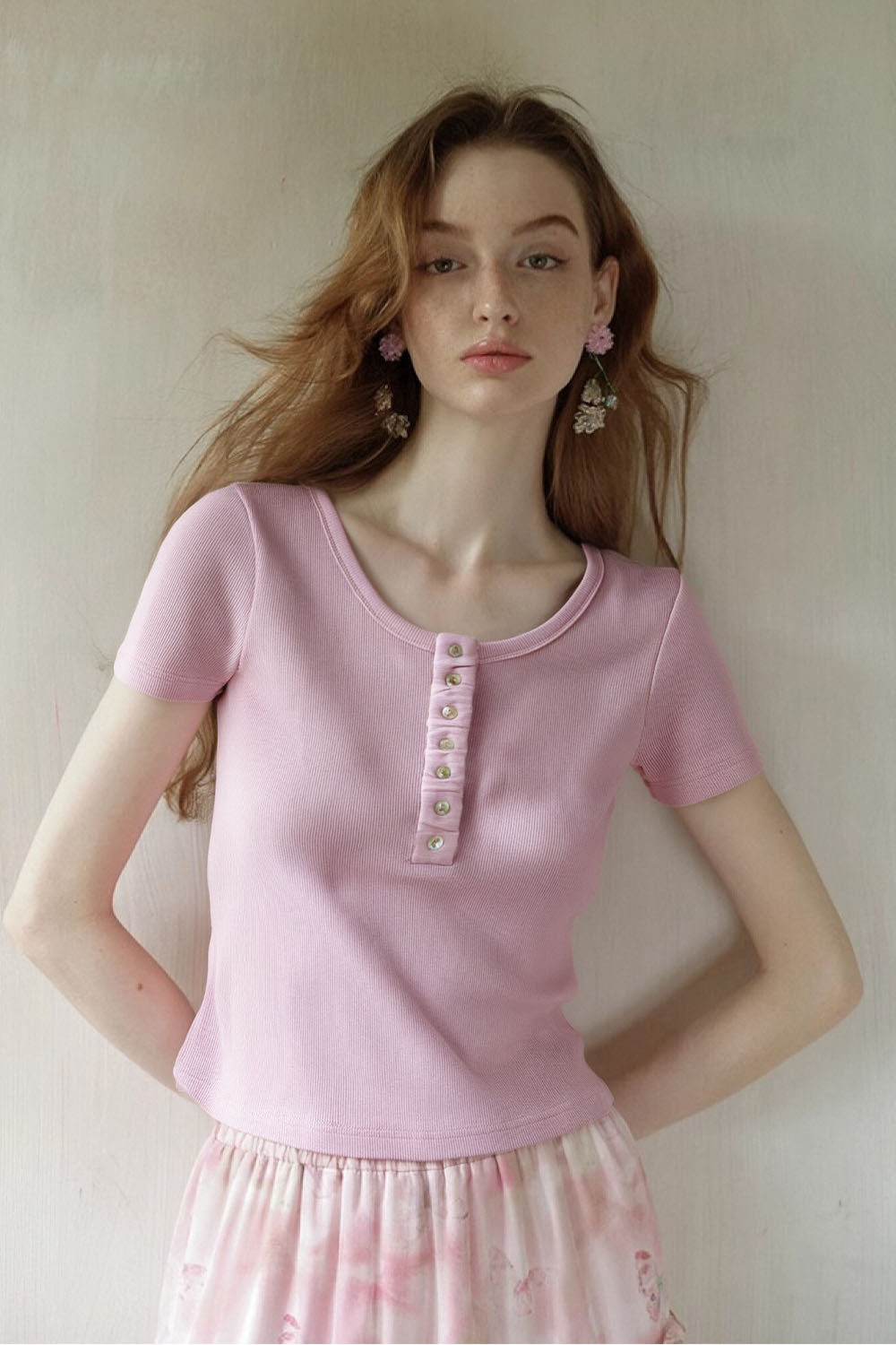 Fashion Casual Straight T-Shirt