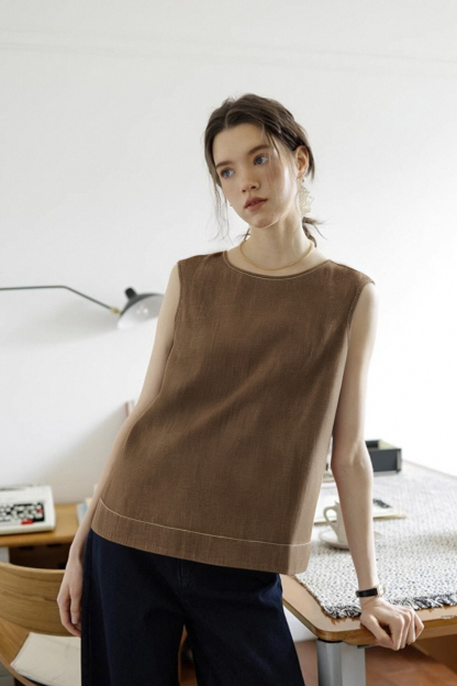 Cross Hollow Design Vest